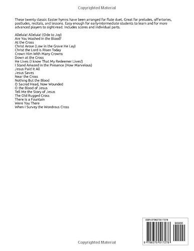 20 Easter Hymn Duets for 2 Flutes: Vols. 1 & 2