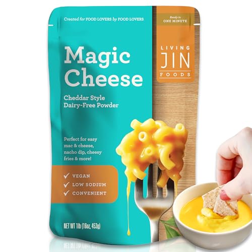Vegan Magic Cheese Sauce (16oz powder makes 43oz), Cheddar Cheese