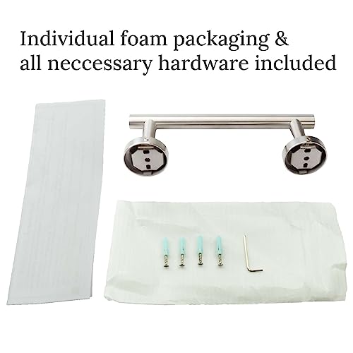 Modket 9 Inches Brushed Nickel Towel Bar Bathroom Hardware 304 Stainless Steel Wall Mounted Kitchen Towel Holder Cloths Hanger by Modket - Image 7
