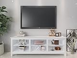 Panana TV Stand 6 Cubby Television Stands Cabinet 6 Open Media Storagefor TVs up to 80 Inches, 70...