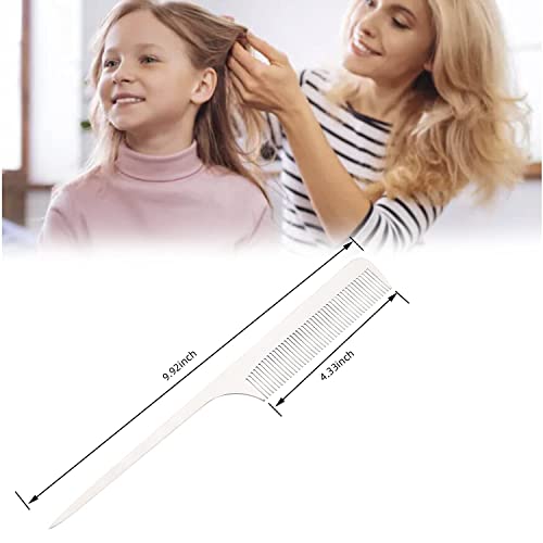 5Type Stainless Steel Barber Comb Hair Cutting Anti-Stati Comb And Fine Cutting Comb For Women Hair Styling Cutting Aluminum Metal Hair Comb #TOP3
