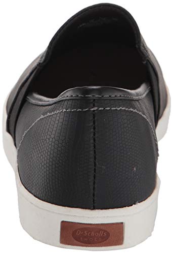 Dr. Scholl's Shoes Women's Luna Sneaker, Black Lizard Print, 8.5 US