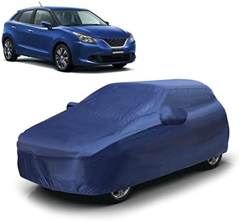 Car Cover Waterproof TF-I for Maruti Baleno [Year 2015 Onwards] - Baleno Car Cover Dust & UV Protection Baleno Car Body Cover with Mirror Pocket Soft Cotton Lining