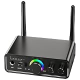 Tressify Wireless Adapter 5.3 Empfänger & Sender, Mini-Verstärker mit 1200mAh Lithium-Batterie, unterstützt AUX/RCA/Optisch/USB, High-Fidelity-Audio, ideal für Heim-Audio, Karaoke & Auto-Systeme