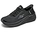Produktbild Skechers Damen Max Cushioning Elite 2.0 Vanish freihändige Slip-Ins Sneaker, Schwarz, 39.5 EU Weit