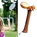 kowaku Badminton Racket Handle Cover Plush Animal Doll Racket Handle Protective Cover Cartoon Badminton Overgrip for Active Players, Squirrel