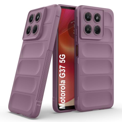 Image of Zapcase Back Case Cover for Motorola G37 5G | Compatible for Motorola G37 5G Back Cover | Liquid Silicon Magic Case with Camera Protection | Lavender