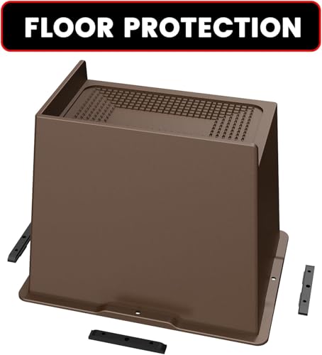 Elevadores de cama de 15 cm de alta resistencia color marrón 7