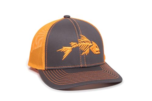 Image of Outdoor Cap Bonefish Graphic Trucker Hat - Mesh Back, Hook /Loop Closure, One Size