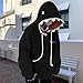 Shark Hoodie,Shark Hoodie Women Cute Long Sleeve Hooded Casual Hooded Pullover Sweatshirt Fashion Hoodies with Pocket Black