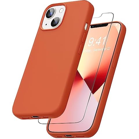 YATWIN Liquid Silicone Case for iPhone 13 Cover