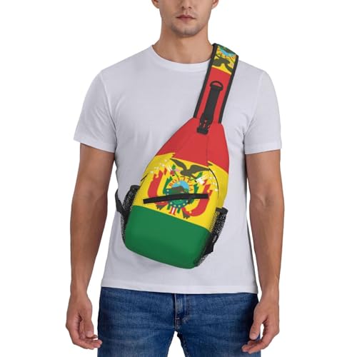 Bolso cruzado tipo mochila sling negro para hombro miniatura 7