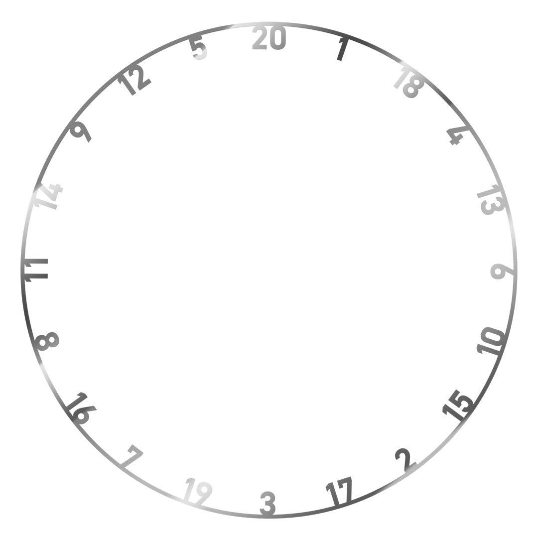 Bull's Metal Number Ring Set 3-teilig - Silber, Weiß und Gold - Verleiht jedem Dartboard eine Moderne Optik - Einfache Installation - Universelle Kompatibilität