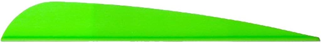 AAE Cavalier TRAD40BG50 Trad Bright Green 4" Archery Arrow Vane 50 Pack