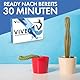 VIVEO x 10 Blaue Kapseln – Natürliches Präparat für aktive Männer – Extra Stark – Hochdosiert mit Ginseng, Maca, Tribulus Terrestrus und Arginin