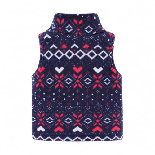 Image of Mud Kingdom Boys Girls Polar Fleece Vest Winter Thick Warm Outerwear Funny Cartoon