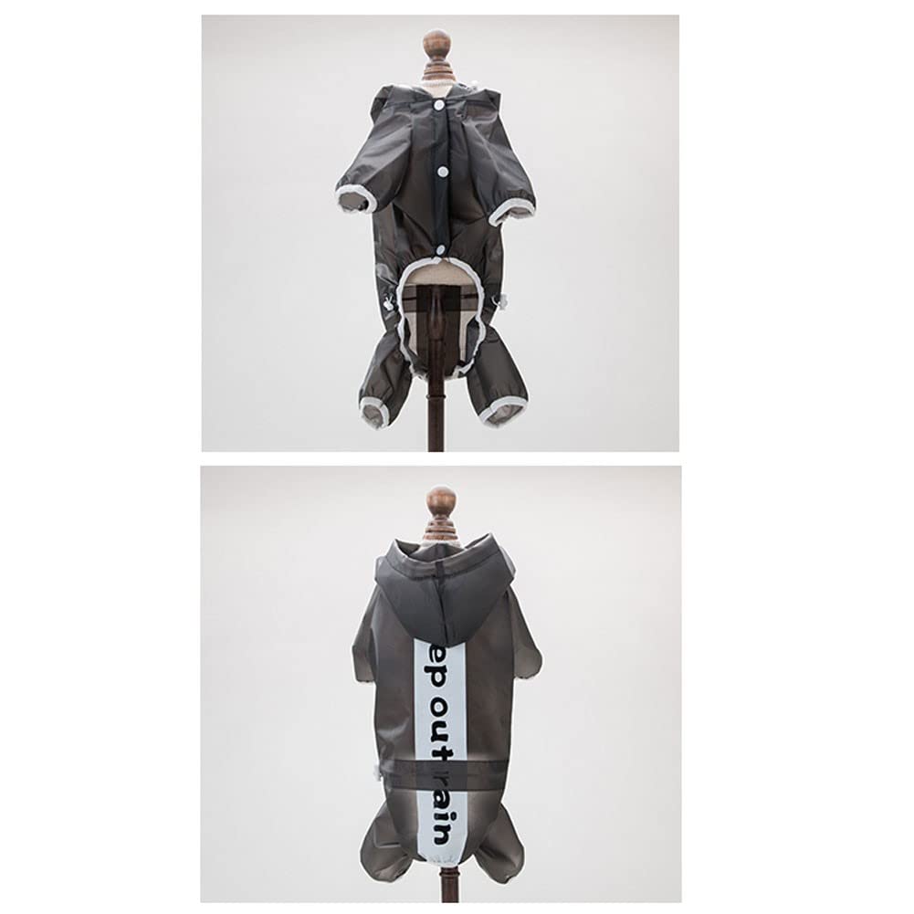 Manteaux imperméables pour Chiens Imperméable pour Chien avec Capuche et Sangle de Collier et Capuche, imperméable ultraléger Respirant 100% imperméable.(Color:2,Size:S)