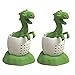 Feixiangge - Infusore per tè a forma di dinosauro creativo in silicone a forma di foglia filtro per infusore da tè, filtro da cucina