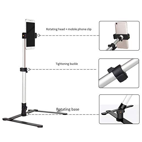 PBL Desktop Lighting Kit Bicolor with Phone Holder Camera Stand for Makeup YouTube Video Shooting Portrait Selfie Live Webcast Still Life Photography