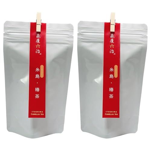 泉屋六治 糸島 ・ 椿茶 2袋( 糸島産 椿の葉 100%使用 )