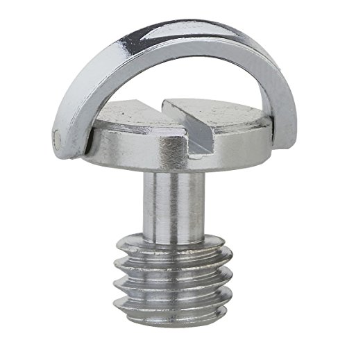 Haoge 3/8" D-Ring Stainless Steel Mounting Fixing Screw For Camera Tripod Monopod Quick Release Plate (Pack Of 10) #TOP3