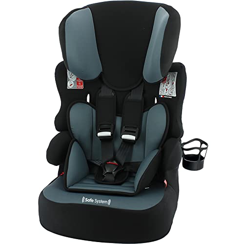Paseo, Baby Product Safe System BELINE Autoasiento Grupo 1/2/3 (9-36Kg) - Made in France - Reposacabezas ajustable en altura