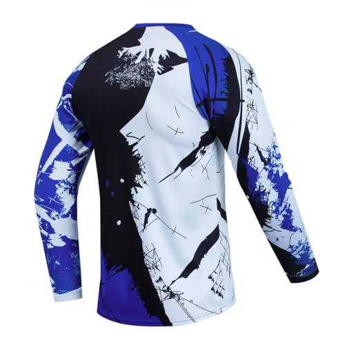 YOUALSO Criança-Unissex Camisa De Ciclismo Para Jovens, Montanha Motocicleta, Motocross, Bmx, Moto M