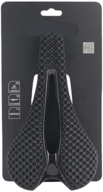 Highway Mountain Bike Saddle Hollow Honeycomb Design Carbon Fiber Lightweight Comfortable Shock-Absorbing Riding Seat
