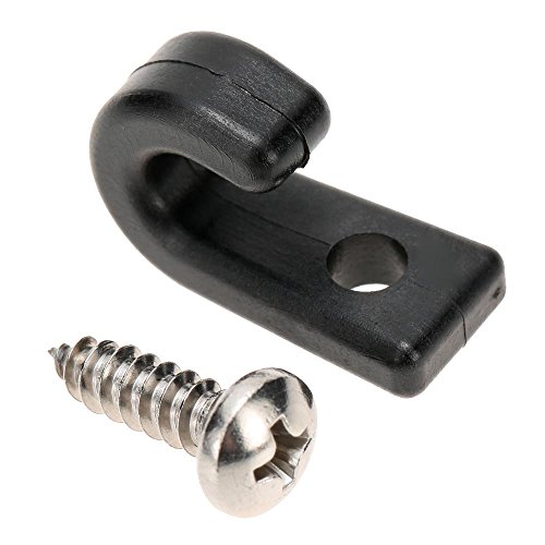 J-Hooks, Andoer Ganchos em J de 6 peças de nylon para caiaques, canoas ou barcos com parafusos, ganc