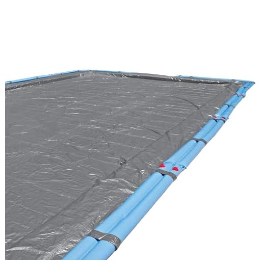 in The Swim 18 x 36 Foot Rectangle Basic Pool Solar Blanket Cover 8 Mil