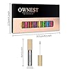 Ownest 10 Colors Liquid Glitter Eyeliner, Metallic Shimmer Glitter Eyeshadow, Long Lasting Waterproof Shimmer Sparkling Eyeliner Eye Shadow-10pcs
