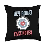 Target Practice - Hey Rook! Take Notes - Bullseye - Cops Throw Pillow