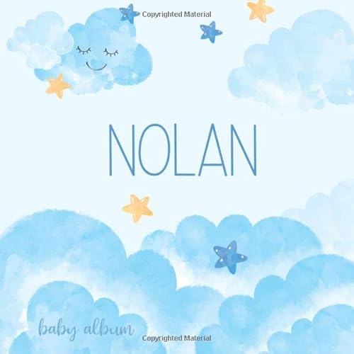 Nolan Baby Album: Name Book as a Personalized Newborn Gift