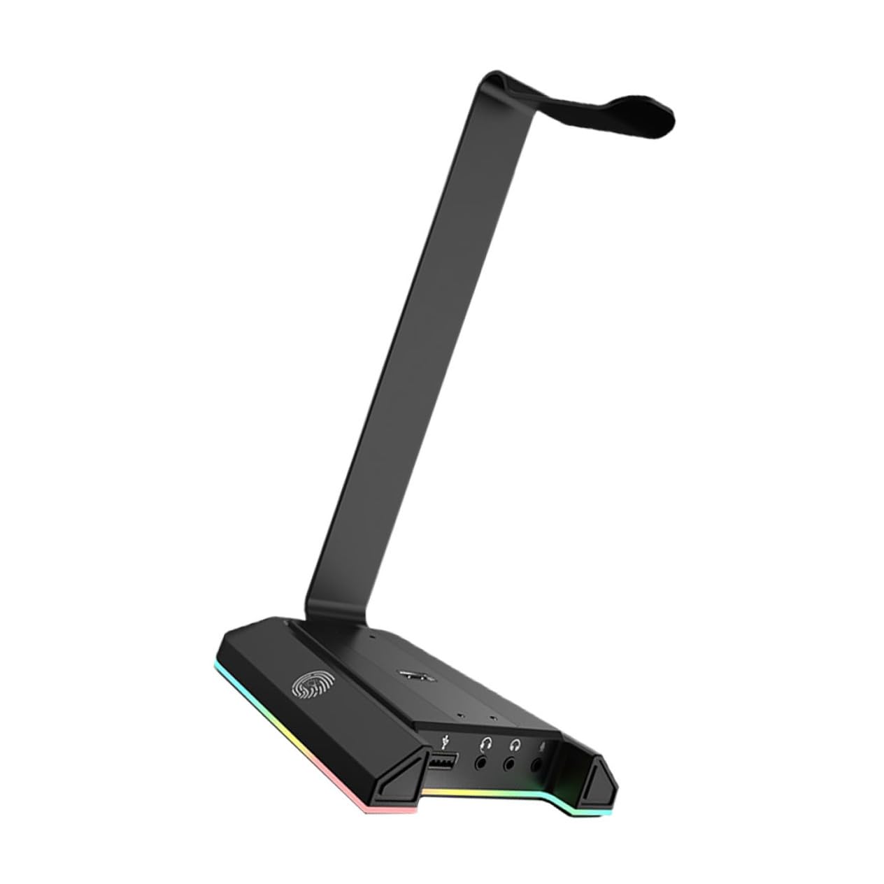 Support de Casque de Table Rgb, Support pour Casque de Jeu en Abs, Port de Charge USB et Port D’alimentation, pour Bureau