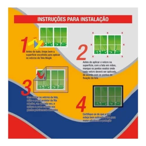 Tela Mosquiteiro Para Janela 0,60 x 0,60 m