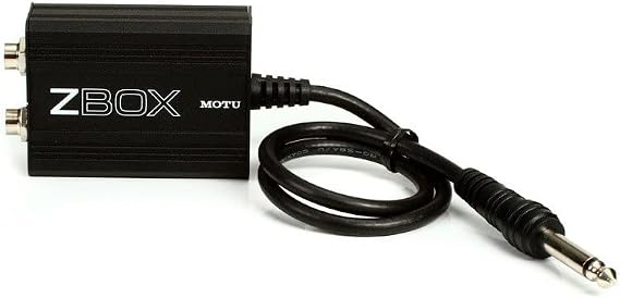MOTU ZBOX Guitar Pickup Impedance Adapter - Blue