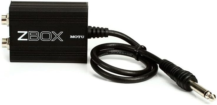 MOTU ZBOX Guitar Pickup Impedance Adapter - Blue