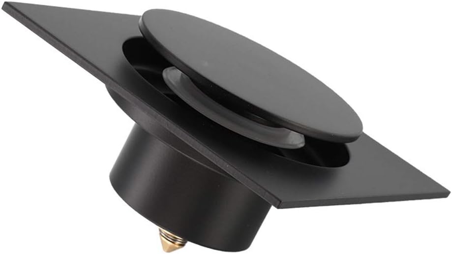 All Copper Anti Odor Rustproof Bathroom Bouncing Floor Drain Waster Stopper Bathroom Supplies Floor Drain,Svart