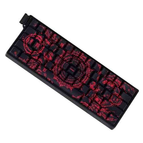 Touches avec motifs complexes par sublimation thermique pour clavier mécanique durable