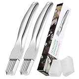 2Pcs Upgrade Shred Silk The Knife, Stainless Steel Green...