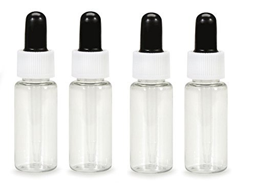Darice Plastic Bottle with Screw On Dropper, 20ml Set of 2