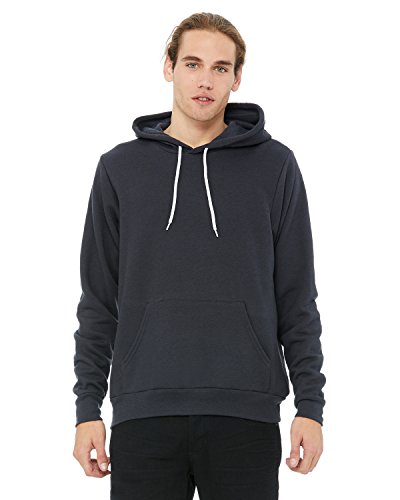 BELLA+CANVAS Unisex Sponge Fleece Pullover Hoodie - Dark Grey