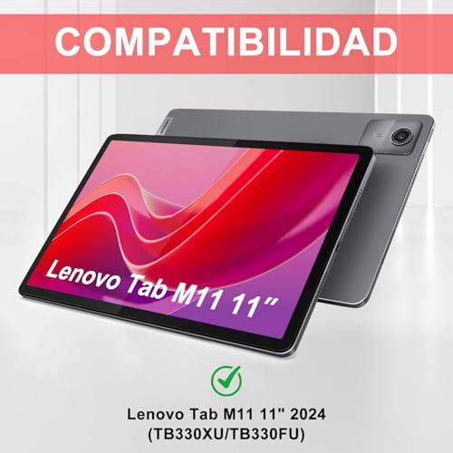 Clavier Bluetooth Lenovo Tab M11 AZERTY magnétique rose - 2