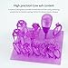 FUNCRECOL 3D Printer Resin, Cast Resin Easy to Print & Burn Castable 365-405nm UV-Curing Resin for LCD/DLP/MSLA Printers, Low Ash Content & High Precision for Jewelry and Metal Casting, Purple 1000g