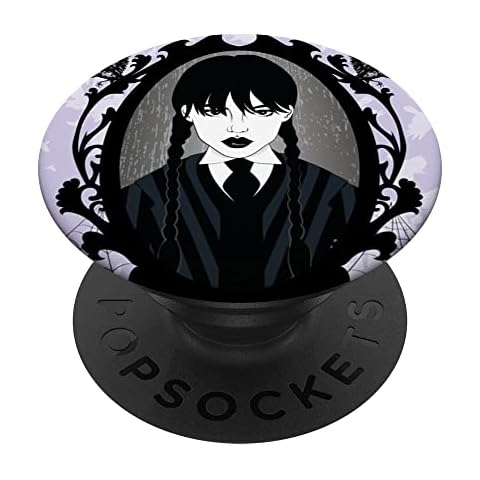 Wednesday Nevermore Student ID Card PopSockets Swappable PopGrip Cover