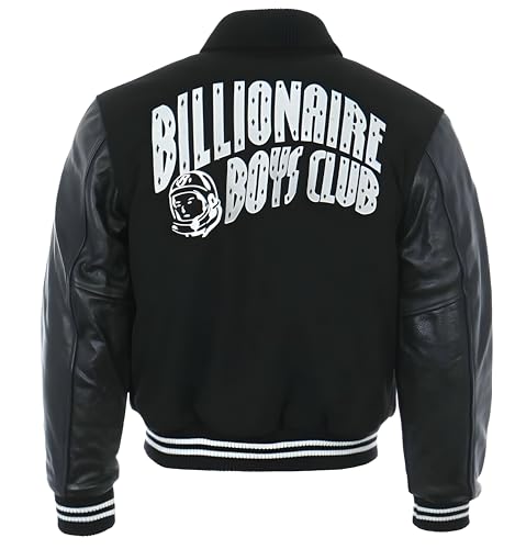 Generic Billionaire Boys Club Varsity Jacket Pure Leather Sleeves & Wool Body Letterman2