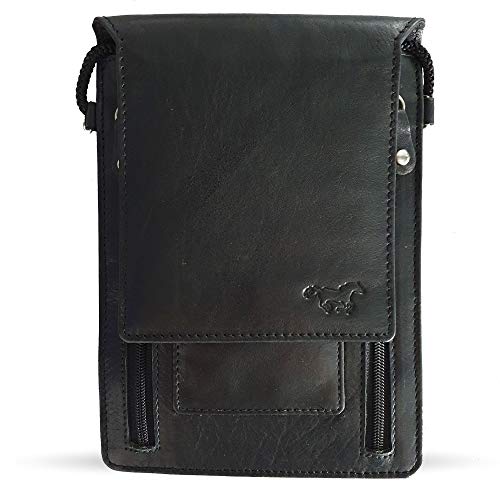 Safekeepers - Bolso Portadocumentos de Viaje - Cuello Bolsa Piel con RFID SKIMM