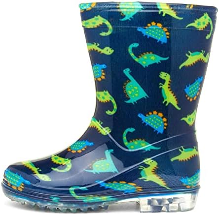 Wellies Dog Boots Dunlop Kids Wellys Boys Girls Unisex Green