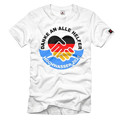 T-shirt Ahrweiler Flutkatastrophe Euskirchen Einwasser 2021 blanc grande taille