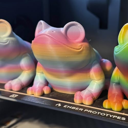 Image of Polymaker Panchroma Gradient Satin Rainbow 3D Printer PLA Filament 1.75mm, Multicolor 3D Printing PLA Filament, 1kg Spool (2.2lbs)